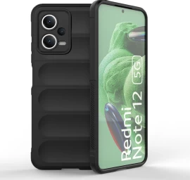 Magic Shield Dėklas Xiaomi Redmi Note 12 5g / Poco X5 5g Lanksčiam šarvuotam Dėklui Juodos Spalvos Magic Shield Dėklas Xiaomi Redmi Note 12 5g / Poco X5 5g Lanksčiam šarvuotam Dėklui Juodos Spalvos