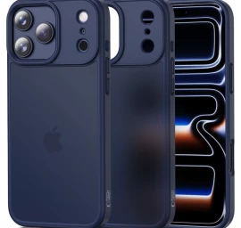 magmat Apsauginis Dėklas iphone 17 Pro - Tamsiai Mėlynas Matinis