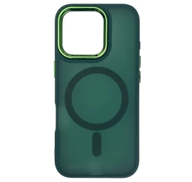 Magnetic Collection Magsafe Dėklas Iphone 16 Pro Max - Tamsiai žalias