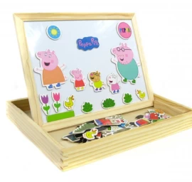 Magnetinė Kreidinė Lenta Peppa Pig Medinė #g2