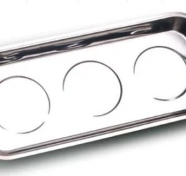 Magnetinė lėkštelė | 3 magnetai | 158x358 mm (QJ7007)