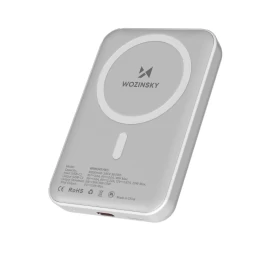 Magnetinis 10000 Mah Maitinimo Blokas Su 25 Cm Usb-c Kabeliu - Baltas