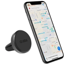 Magnetinis 33 Mm Skersmens Išmaniųjų Telefonų Automobilinis Laikiklis Ventiliacijos Grotelėms - Juodas