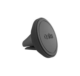 Magnetinis 40 Mm Skersmens Išmaniojo Telefono Laikiklis Ventiliacijos Grotelėms - Juodas