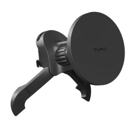 Magnetinis Automobilio Laikiklis Išmaniesiems Telefonams Ant Reguliuojamų magsafe Grotelių - Juodas