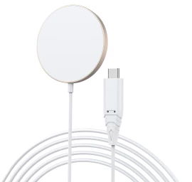Magnetinis Belaidis įkroviklis 15w Magsafe Iphone 12/13/14 Aukso Spalvos