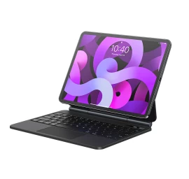 Magnetinis Dėklas + Belaidė Klaviatūra Su Jutikliniu Kilimėliu ipad Pro 11&#039;&#039; / ipad Air 4/5 10,9 Pilkos Spalvos