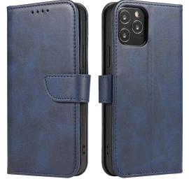 Magnetinis Dėklas Elegantiškas Dėklas Su Atlenkiamu Dangteliu Ir Stovo Funkcija Xiaomi Redmi Note 11 Pro+ 5g (kinija) / 11 Pro 5g (kinija) / Mi11i Hypercharge / Poco X4 Nfc Blue