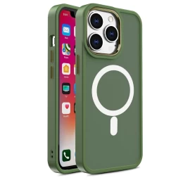 Magnetinis Dėklas Su magsafe Iphone 15 Plus, Skirtas Iphone 15 Plus, žalios Spalvos