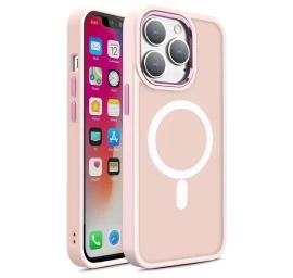 Magnetinis Dėklas Su magsafe, Skirtas iphone 14 Plus - Rožinis