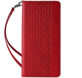 Magnetinis Dirželio Dėklas iphone 14 Plus Apverčiamam Piniginės Dangteliui Su Mini Dirželio Stovu Raudonas Magnetinis Dirželio Dėklas iphone 14 Plus Apverčiamam Piniginės Dangteliui Su Mini Dirželio Stovu Raudonas