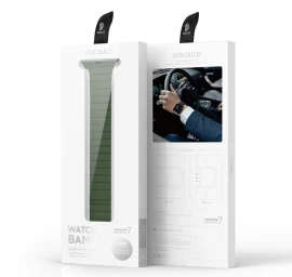 Magnetinis Dirželis apple Watch Se, 9, 8, 7, 6, 5, 4, 3, 2, 1 (41, 40, 38 Mm) dux Ducis Dirželiui (ld Versija) - žalias Magnetinis Dirželis apple Watch Se, 9, 8, 7, 6, 5, 4, 3, 2, 1 (41, 40, 38 Mm) dux Ducis Dirželiui (ld Versija) - žalias