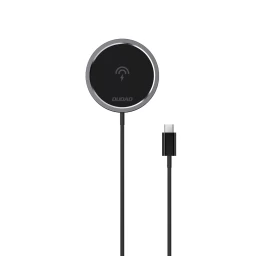 Magnetinis Indukcinis įkroviklis Mobiliajam Telefonui Magsafe 15w Juodas