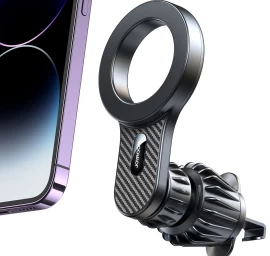Magnetinis iphone Automobilinis Laikiklis Su magsafe Ventiliacijos Grotelėmis, Juodas