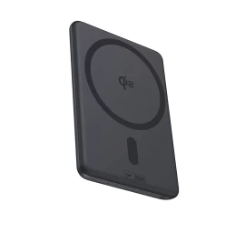Magnetinis Išorinis Akumuliatorius „picogo Am31 Qi2“, 5000 Mah, 20 W, Su Laikikliu Ir „usb-c Magsafe“ Laidu – Juodas