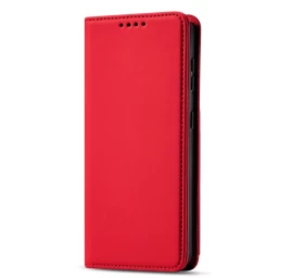 Magnetinis Kortelių Dėklas samsung Galaxy S22+ (s22 Plus) Kortelių Laikiklis Raudonas