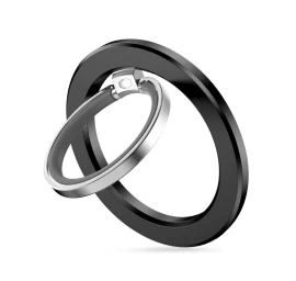 Magnetinis Piršto žiedo Laikiklis Išmaniesiems Telefonams magsafe - Juodas