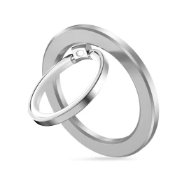 Magnetinis Piršto žiedo Laikiklis Su magsafe Išmaniesiems Telefonams - Sidabrinis