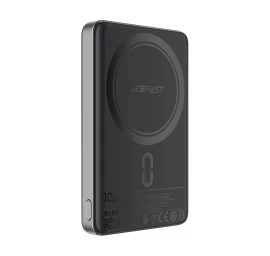 Magnetinis Powerbank 10000mah Pd20w Magsafe Ultra Plonas - Juodas