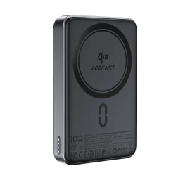 Magnetinis Powerbankas 10000mah 30w Qi2 Su Magsafe - Juodas