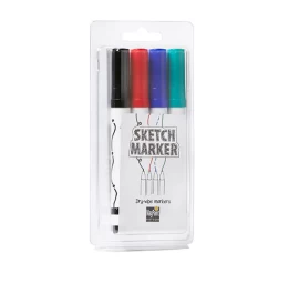 MagPaint SketchMarkers markeriai (juodi, mėlyni, žali, raudoni)