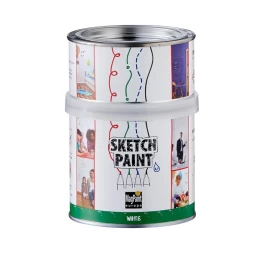 MagPaint SketchPaint Balti matiniai markeriniai dažai - 0.5 L - Matas