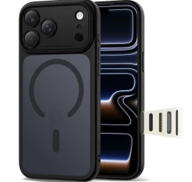 magpeak Magsafe Cc Apsauginis Dėklas iphone 17 Pro Max - Matinis Juodas