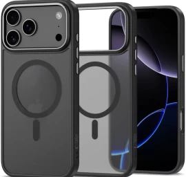 magsafe Camedge Apsauginis Dėklas iphone 17 Pro - Skaidrus Matinis