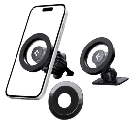 magsafe Mft13 Automobilinis Laikiklis Kabinos Grotelėms - Juodas