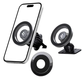 magsafe Mft13 Automobilinis Laikiklis Kabinos Grotelėms - Sidabrinis