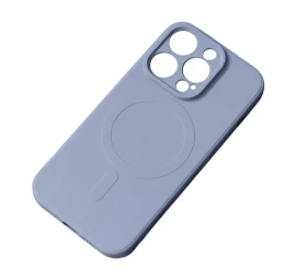 magsafe Silikoninis Dėklas iphone 15 - Pilkas