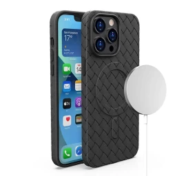 magsafe Woven Case Dėklas iphone 15 Su magsafe Woven Case, Juodas