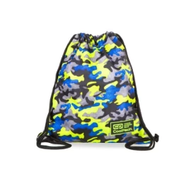 Maišelis sportinei aprangai CoolPack Sprint Line Camo Fusion Yellow NP