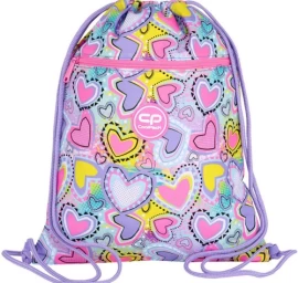 Maišelis sportinei aprangai CoolPack Vert Pastel Hearts