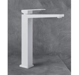 Maišytuvas praustuvui aukštas Fiore KUBE, baltas, 100BB8517