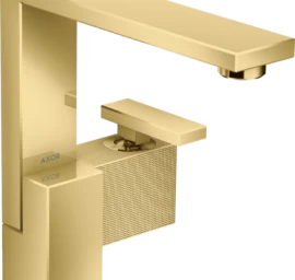 Maišytuvas praustuvui AXOR EDGE 190, su dugno vožtuvu, aukso, 46021990