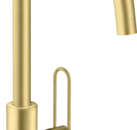 Maišytuvas praustuvui AXOR UNO 240, brushed brass, 38036950