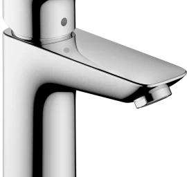Maišytuvas praustuvui Hansgrohe Logis 100 su dugno vožtuvu, chromas, 71100000