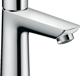 Maišytuvas praustuvui Hansgrohe Talis E 110 su dugno vožtuvu, chromas, 71710000