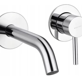 Maišytuvas praustuvui iš sienos Balneo CASCADE - 3, chromas, H0101010202
