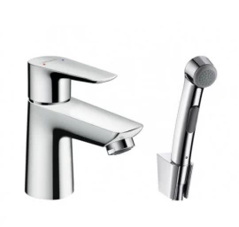 Maišytuvas praustuvui su bide dušeliu Hansgrohe Talis E, chromas 71729000