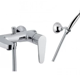 Maišytuvas voniai KERA su dušo k-tu, chromas, 88CR5550