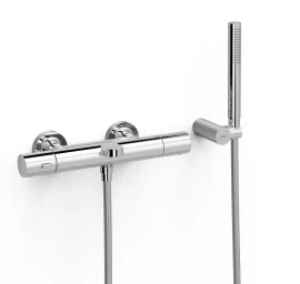 Maišytuvas voniai termostatinis su dušo k-tu TRES OVER-WALL, chromas 19017429