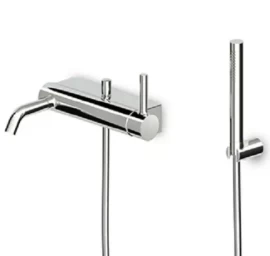 Maišytuvas voniai Zucchetti PAN chromo su rankiniu dušeliu - lazdele, ZP6181