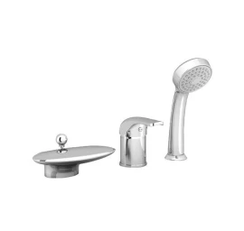 Maišytuvas vonios kraštui Rosa (krioklys), chromas, X07P003