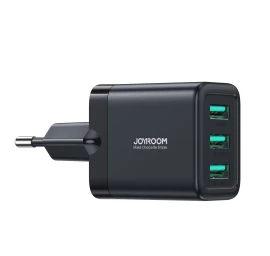 Maitinimo Adapteris 3x Usb-a 17w 3,4a, Juodas