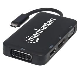 Manhattan 152600 Usb-c Ir Hdmi/dp/dvi/vga Adapteris