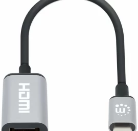 Manhattan 153706 Sidabrinis 0766623153706 Usb - Hdmi Adapteris