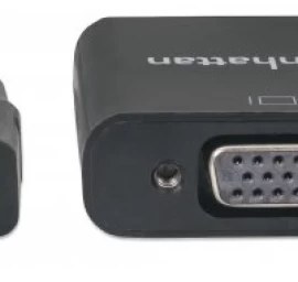 Manhattan Hdmi - Vga 0,3 M /s1x Hdmi (kištukas) 1x Vga (lizdas)