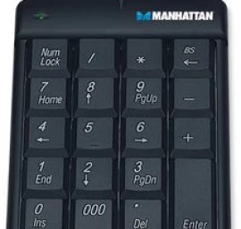 Manhattan Laidinė Skaitmeninė Klaviatūra Usb Juoda